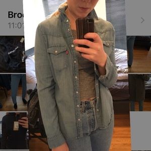 LEVI’S denim shirt XS